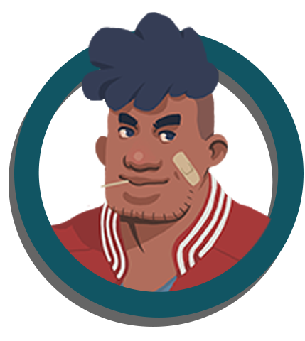 Ben, personnage principal du serious game de sensibilisation au handicap invisible et RQTH